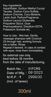 Unisex Instant Black Herbal Hair Dye Shampoo for Grey Hair Coverage 3 in 1(100ml)